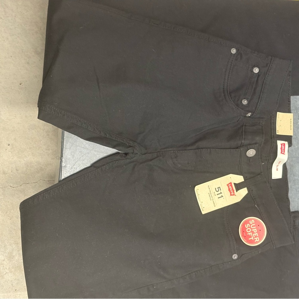 Levi's Charcoal Denim Pants